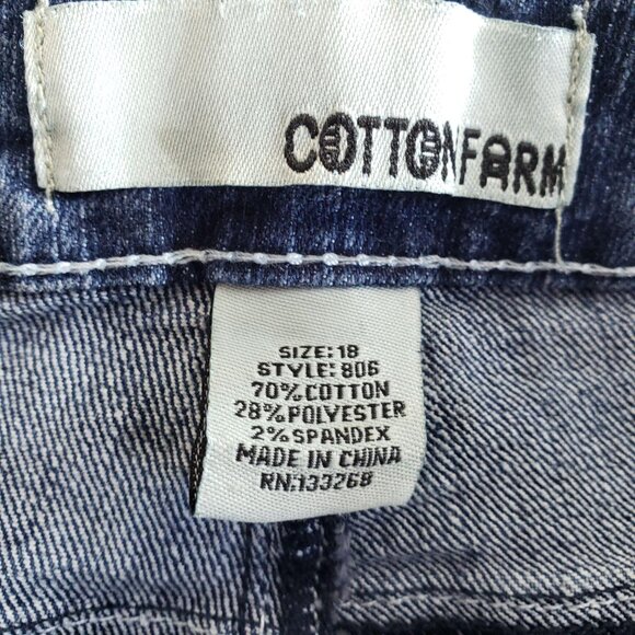 Cotton Farm Shorts Womens Size 18 Embellished - Picture 5 of 7